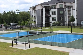 Brand new pickleball court
